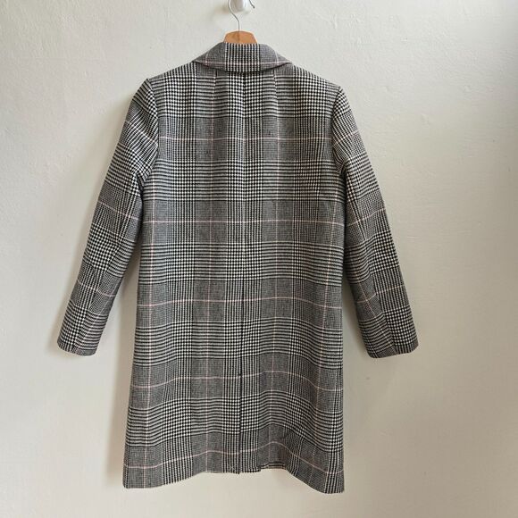 J.Crew Daphne Topcoat 2P Plaid Wool Blend Academia Preppy Lightweight Spring - Picture 6 of 15